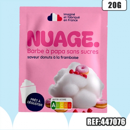 NUAGE - BARBE A PAPA DONUTS FRAMBOISE 20G