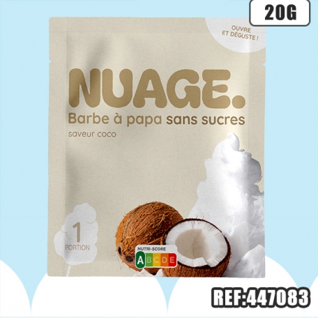NUAGE - BARBE A PAPA COCO 20G