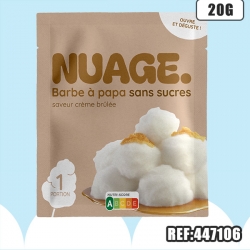 NUAGE - BARBE A PAPA CREME BRULEE 20G