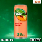FUZETEA PECHE INTENSE 33CL SLIM dont taxe sucre 0,015€ht
