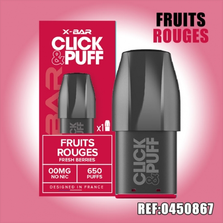 POD CLICK PUFF FRUITS ROUGES 10 MG