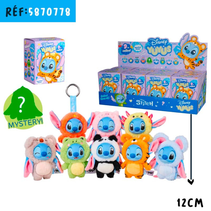 STITCH YUYUS PC 12CM assortis
