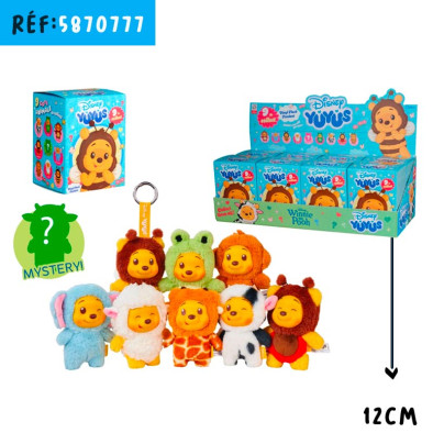 DISNEY YUYUS PORTE CLE 12CM assortis