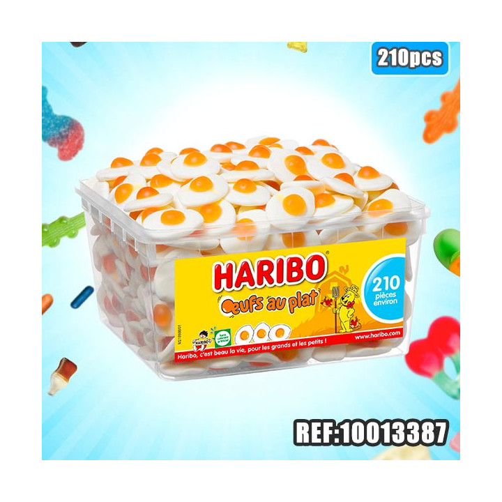 HARIBO colis OEUF AU PLAT x210pcs