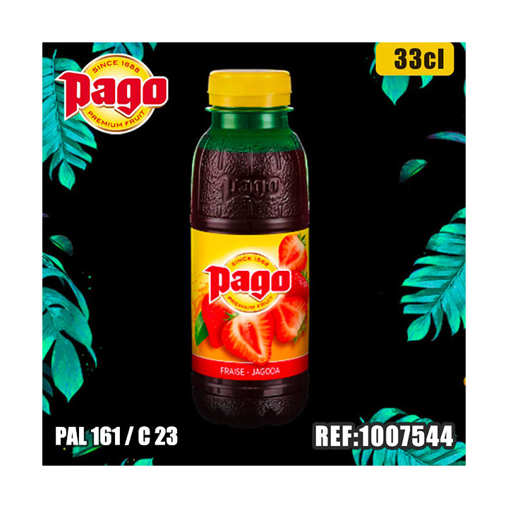 PAGO FRAISE PET 33cl dont taxe sucre 0.1155€ht