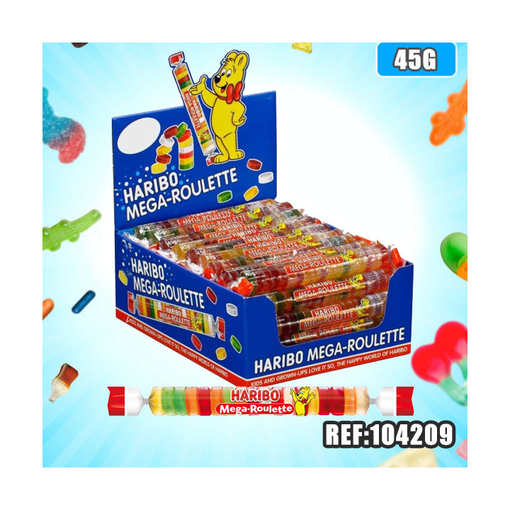 HARIBO MEGA ROULETTE FRUIT 45g