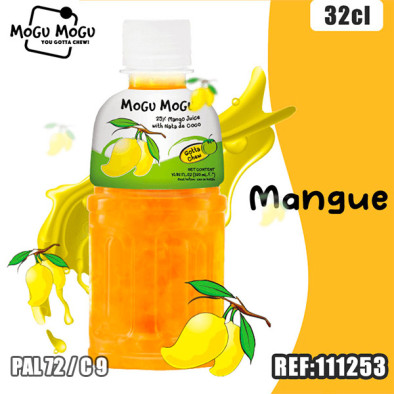 MOGU MOGU MANGUE 320ML dont taxe sucre 0.071€ht