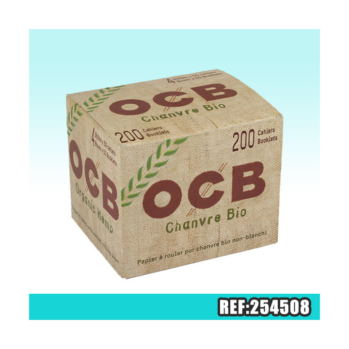 OCB CAHIER COURT 100 FEUILLES CHANVRE BIO