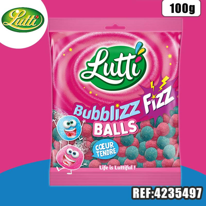 LUTTI BUBBLIZZ BALLS 100G