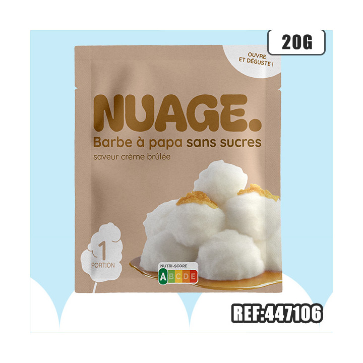 NUAGE - BARBE A PAPA CREME BRULEE 20G