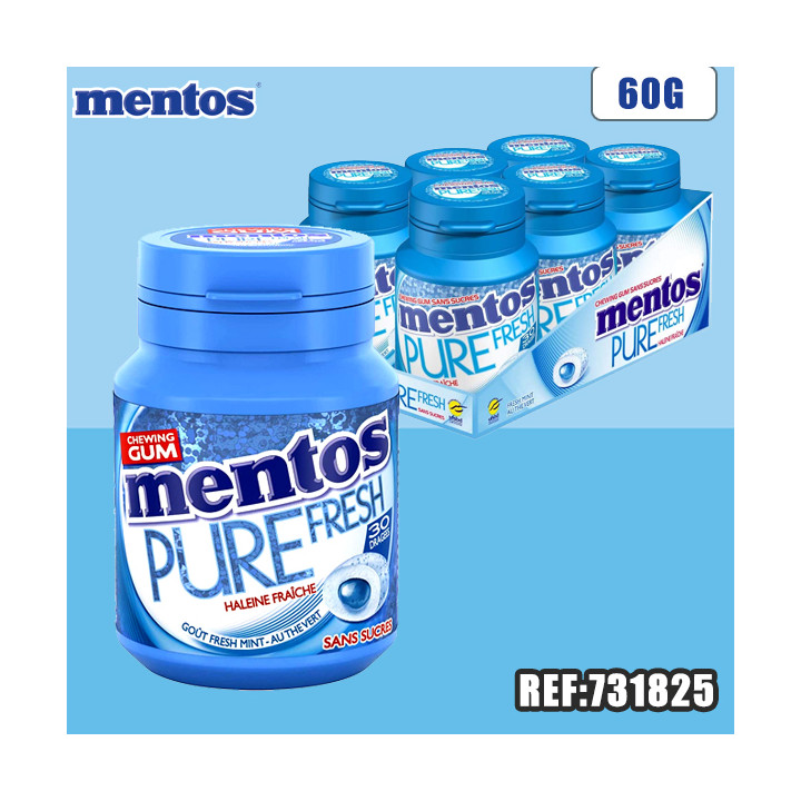 MENTOS BOTTLE PURE FRESH FRESH MINT 60 G