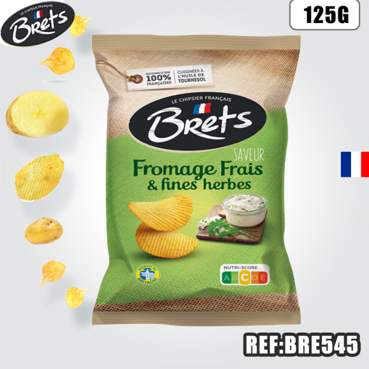 BRET'S CHIPS FROMAGE FRAIS 125 G