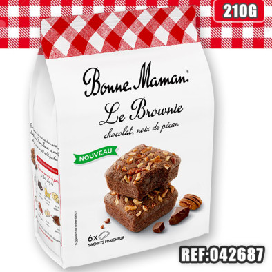 BM BROWNIES CHOCO PECAN 210G