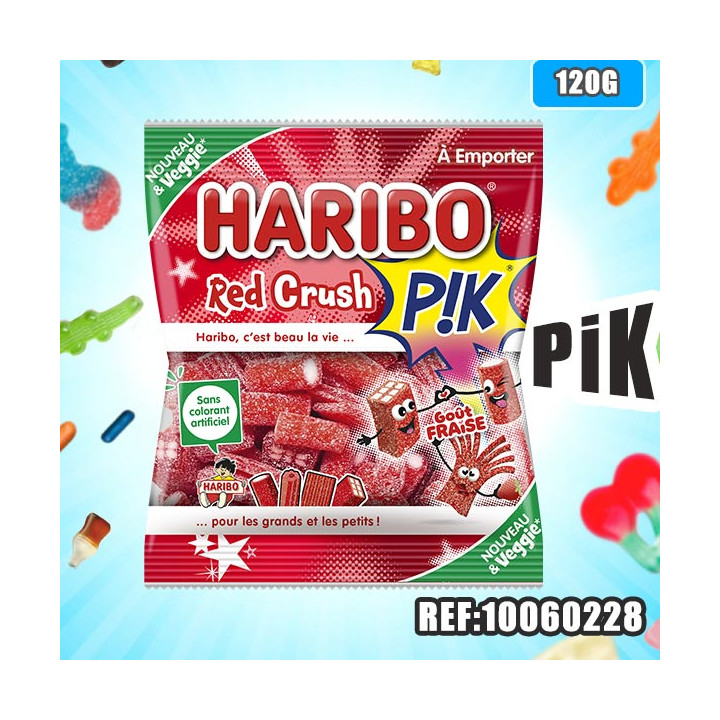 HARIBO sachet RED CRUSH 120 G
