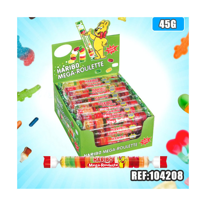 HARIBO MEGA ROULETTE ACIDE 45g