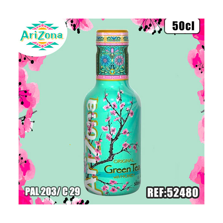 ARIZONA GREEN TEA PET 50 CL dont taxe sucre 0.034€ht