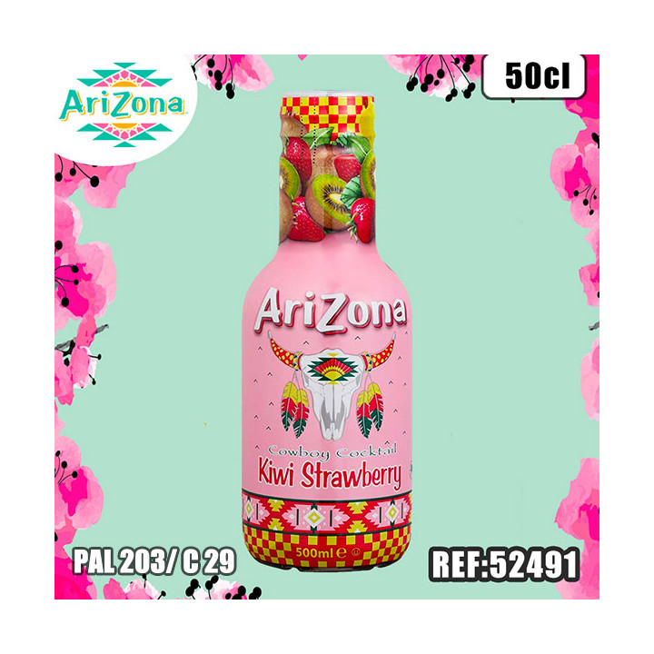ARIZONA KIWI-FRAISE  PET 50CL dont taxe sucre 0.025€ht