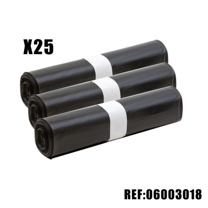 SAC POUBELLE 50 LITRES 16microns x25 