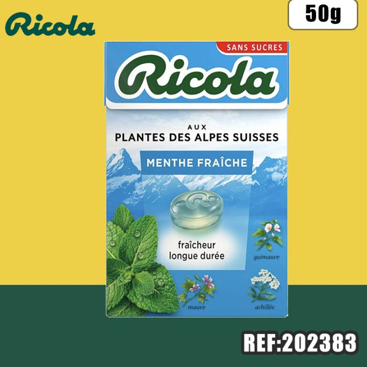 RICOLA MENTHE FRAICHE 50 G