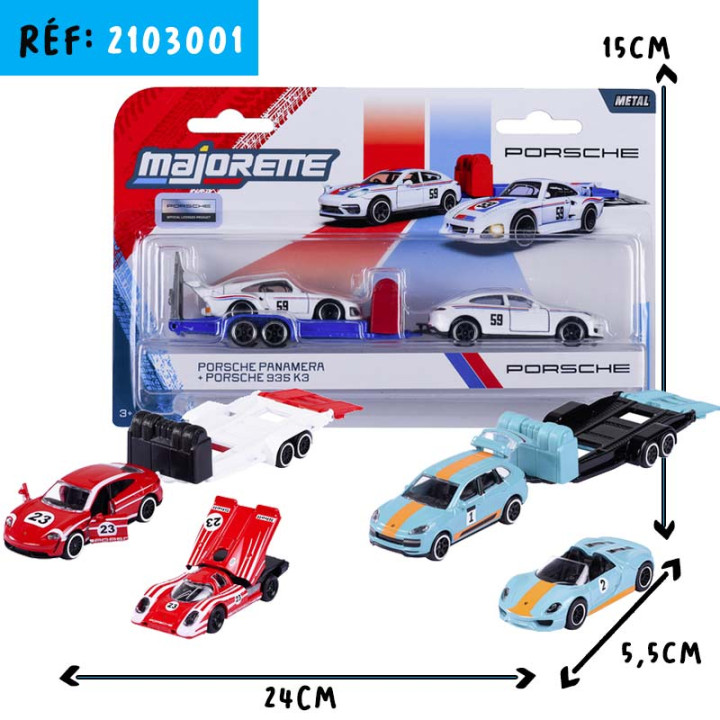 MAJORETTE PORSCHE assortis
