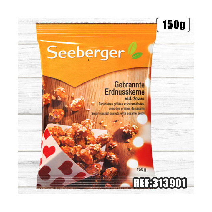 S-CACAHUETES GRILLEES CARAMEL-SESAME 150G