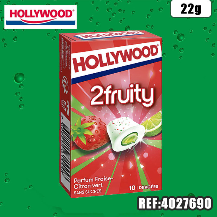 HOLL 2FRUITY DRAGEES FRAISE/CITRON SS 22 G
