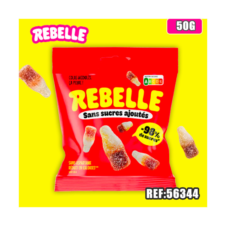 REBELLE COLA ACIDULES 50G