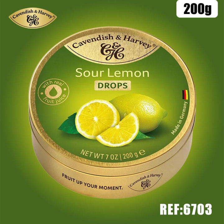 CAVENDISH SOUR LEMON 200G
