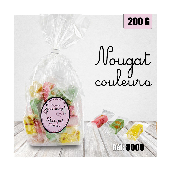 ATDG NOUGAT SACHET TENDRE COULEURS 200 G