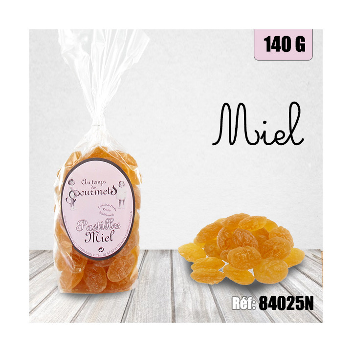 ATDG PASTILLE MIEL 5 %  140 G