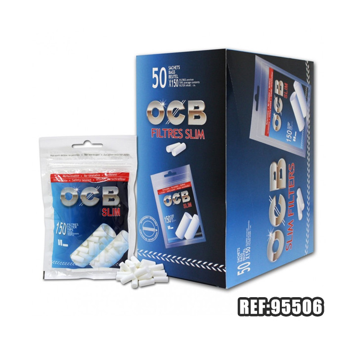 FILTRE SLIM OCB x 150 dont exo taxe 0.426€ht sachet