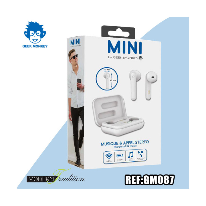 GM - ECOUTEURS BLUETOOTH+eco 0,83