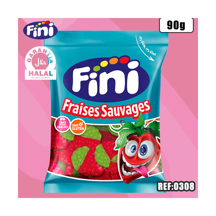 FINI FRAISES SAUVAGES HALAL 90G