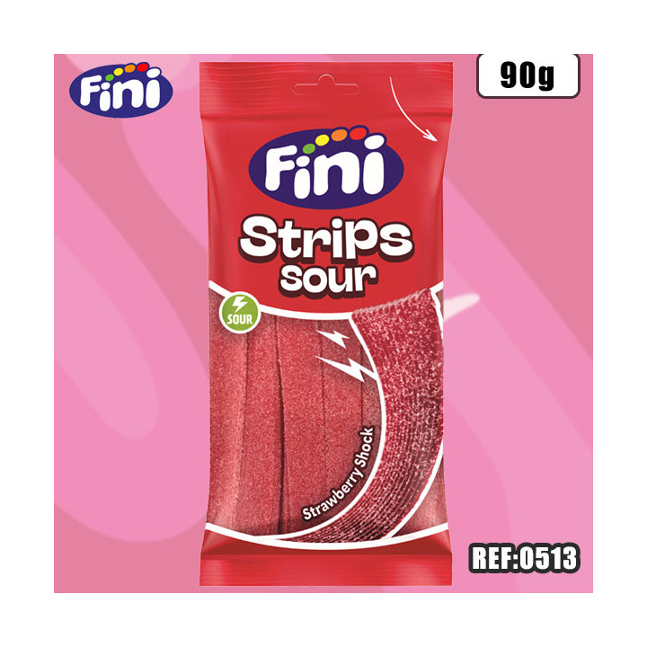 FINI CEINTURE FRAISE FIZZ 90G