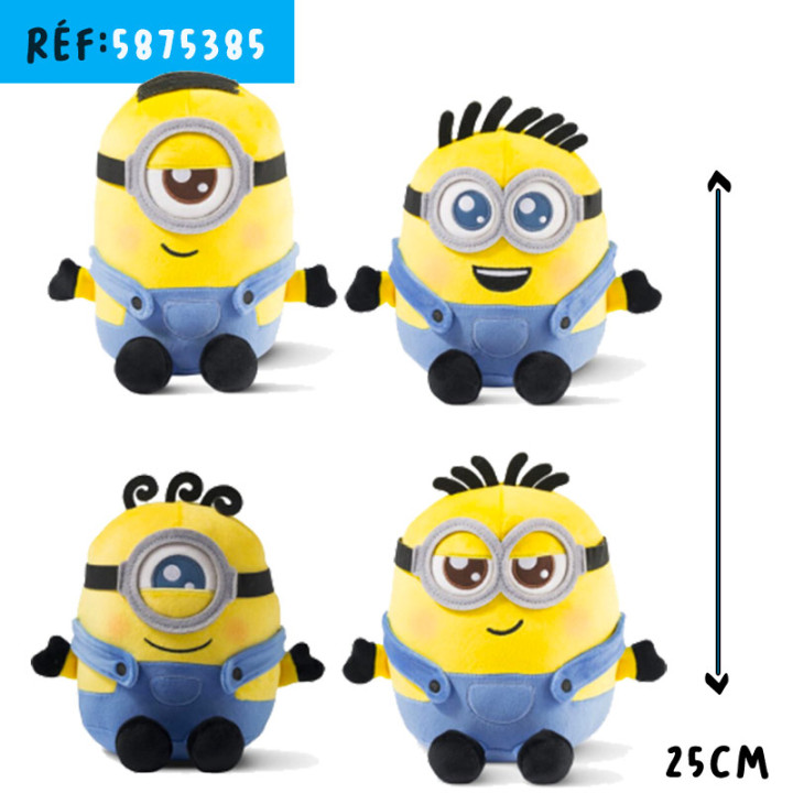 MINIONS KAWAI 25CM assortis