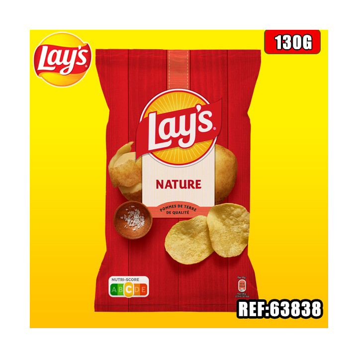 LAYS CHIPS NATURE 130G