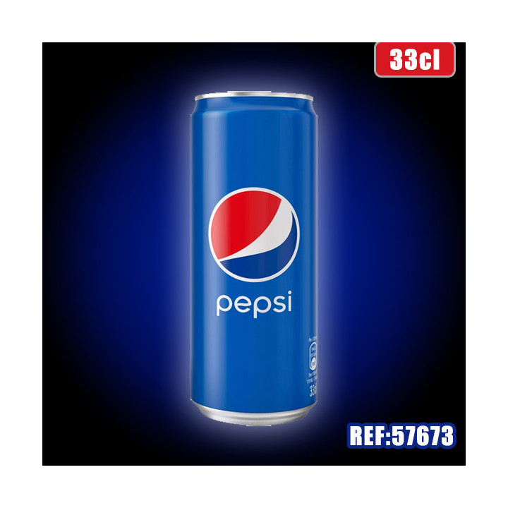 PEPSI REGULAR 33cl SLIM dont taxe sucre 0.035€ht
