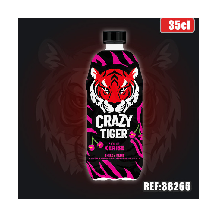 CRAZY TIGER CHERRY 35CL dont taxr sucre 0.0282€ht