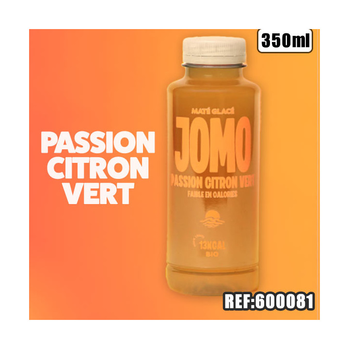 JOMO THE GLACE PASSION-CITRON VERT 350ML dont taxe sucre 0.041097€ht