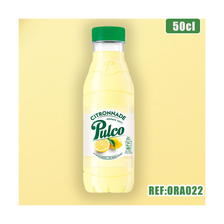 PULCO CITRON 50cl PET dont taxe sucre 0.0231€ht