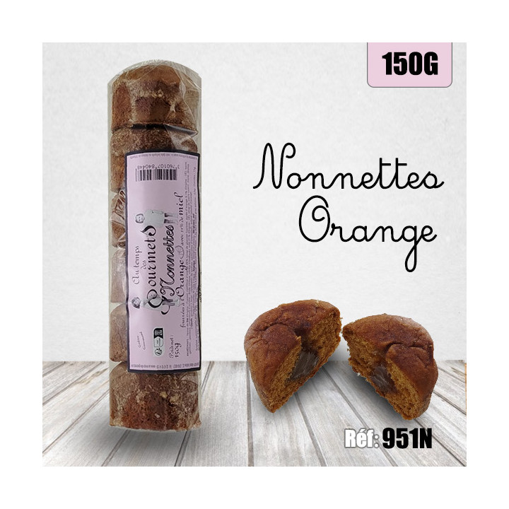 ATDG NONNETTES X 6 ORANGE 150 G
