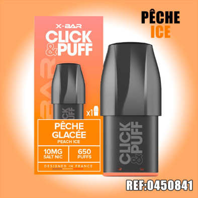 POD CLICK PUFF PEACH ICE 10 MG