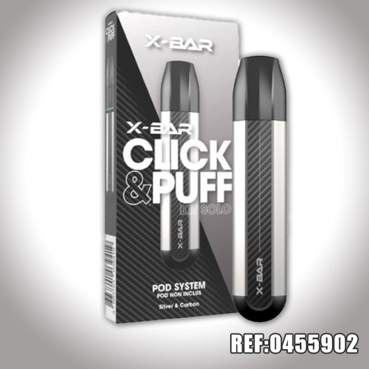 KIT SOLO XBAR CLICK-PUFF GRIS
