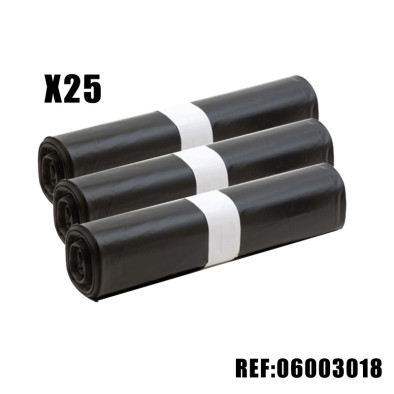 SAC POUBELLE 50 LITRES 16microns x25 
