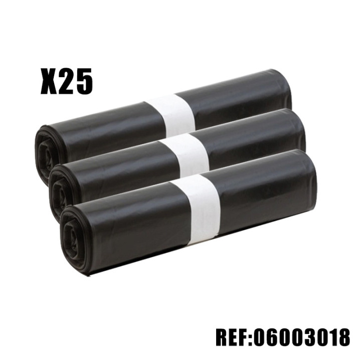 SAC POUBELLE 50 LITRES 16microns x25 