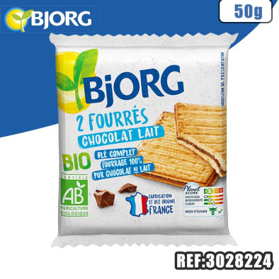 BJORG FOURRES CHOCO LAIT 50G