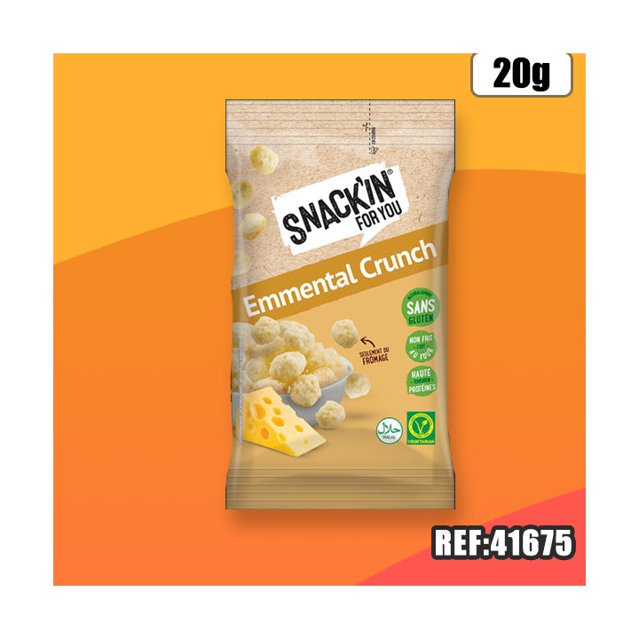 SNACKIN FOR YOU SNAC POP EMMENTAL 20G