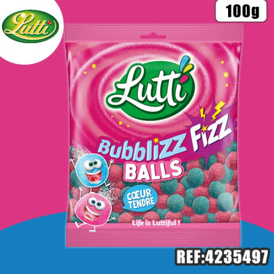 LUTTI BUBBLIZZ BALLS 100G