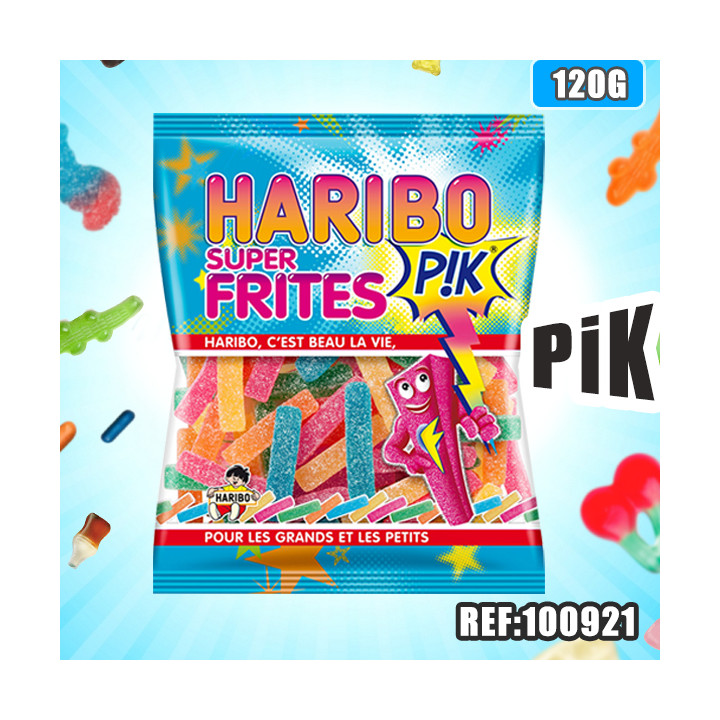 HARIBO sachet FRITES PIK 120 G