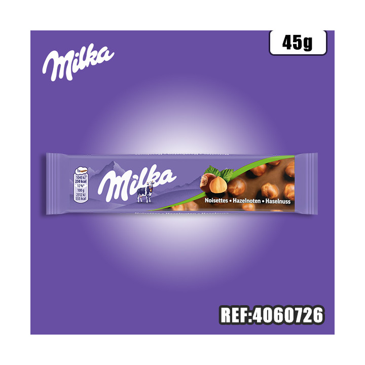 MILKA LAIT NOISETTE 45G